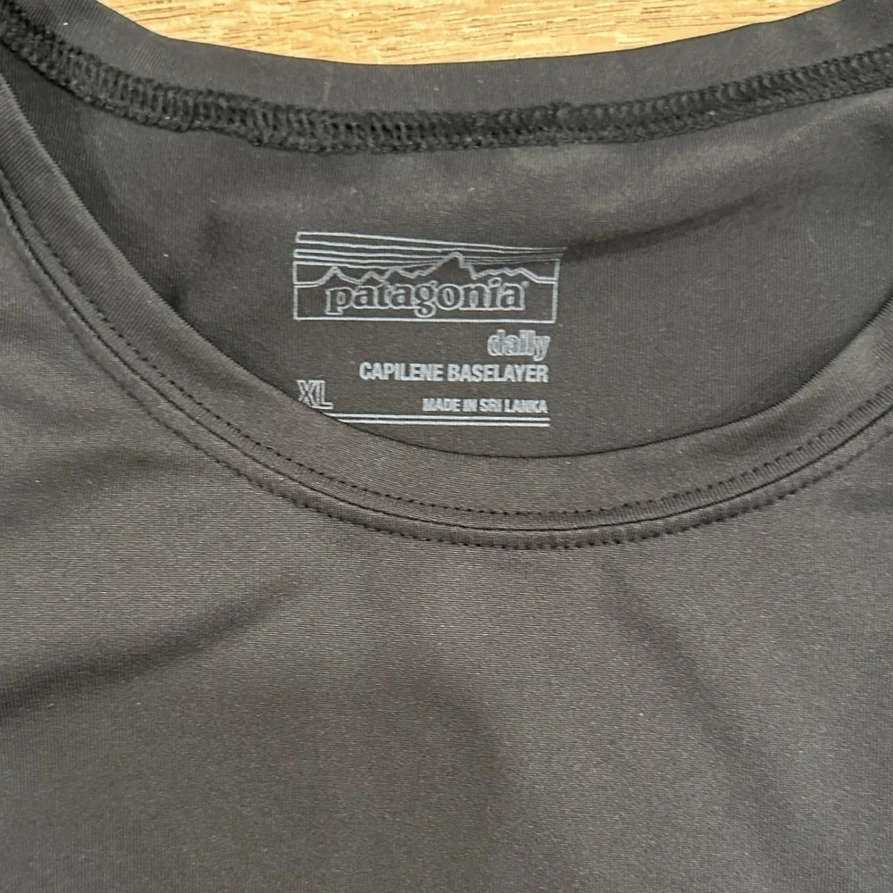 Patagonia Men's Capilene Base layer Black T-Shirt